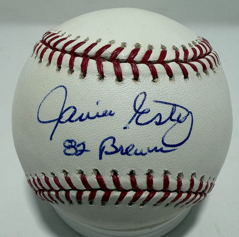 JAMIE EASTERLY - Milwaukee Brewers - Signed Official MLB Baseball AUTO