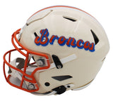 Bo Nix Signed Denver Broncos Speed Flex Authentic Retro NFL Helmet