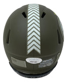 Hines Ward Signed Pittsburgh Steelers Salute To Service Mini Speed Helmet JSA