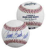 Reds Johnny Bench "HOF 89" Signed Robert Manfred OML Baseball BAS #BY103709