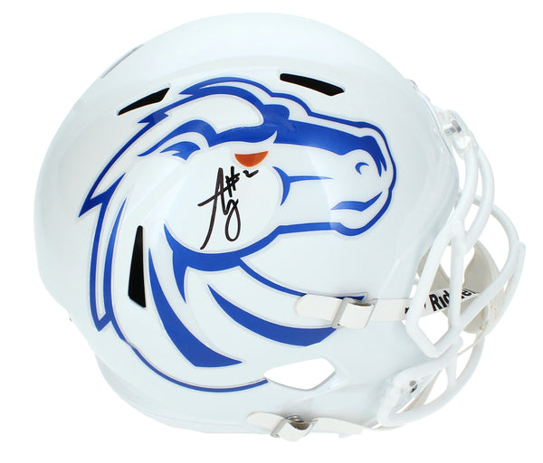 Ashton Jeanty Autographed Boise State Broncos Full Size Speed Helmet Beckett