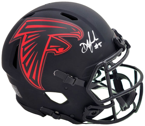 DRAKE LONDON AUTOGRAPHED FALCONS ECLIPSE FULL SIZE AUTH HELMET BECKETT 206123