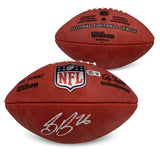 Saquon Barkley Autographed NFL Authentic Duke Signed Game Football Beckett COA