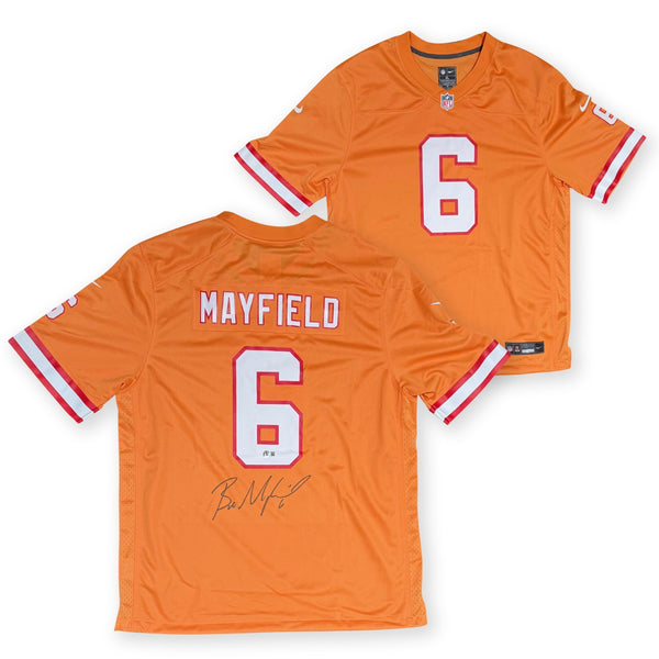 Baker Mayfield Autographed Tampa Bay Buccaneers Nike Game T/B Jersey Beckett