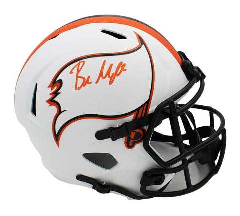 Baker Mayfield Signed Tampa Bay Buccaneers Speed FS Lunar Custom Decal Helmet