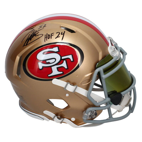 Patrick Willis Autographed "HOF 24" 49ers Authentic Helmet w/ Visor Beckett