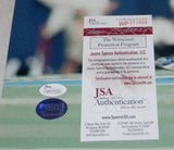 EMMITT SMITH AUTOGRAPHED SIGNED DALLAS COWBOYS 16x20 DEFENDING STAR PHOTO JSA