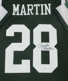 NY Jets CURTIS MARTIN Signed Custom Replica Green Jersey AUTO - HOF 2012 - PSA