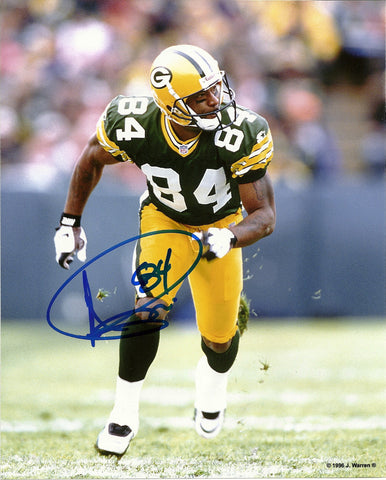 Packers ANDRE "Bad Moon" RISON Signed 8x10 Photo #5 AUTO ~ SB XXXI CHAMP