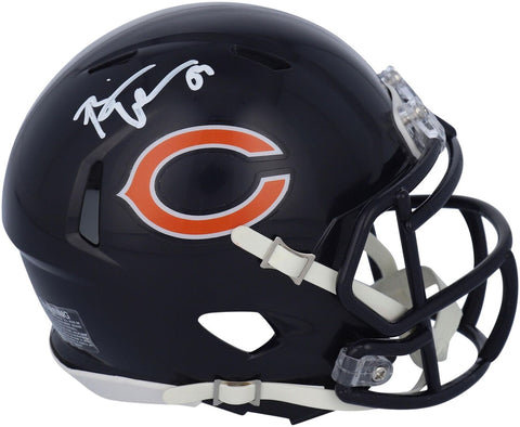 Brian Urlacher Chicago Bears Autographed Riddell Speed Mini Helmet