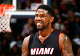 Udonis Haslem Signed Miami Heat / Miami Vice Jersey (Beckett) 3xNBA Champion