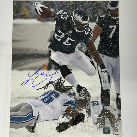 Autographed/Signed LeSean McCoy Philadelphia Eagles 16x20 Photo Beckett BAS COA