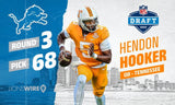 Hendon Hooker Detroit Lions White Jersey (JSA COA) Ex-Tennessee Volunteers QB