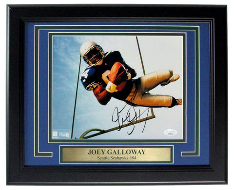 Joey Galloway Seattle Seahawks Signed/Auto 8x10 Photo Framed JSA 163325