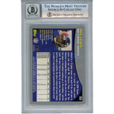 Ray Lewis Autographed/Signed 2001 Topps #50 Trading Card Beckett 52936