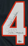 Bears Gale Sayers "Best Wishes" Signed Navy Blue Champion Jersey BAS #BV01101