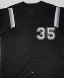 Chicago White Sox FRANK THOMAS Signed Custom Replica Black Jersey AUTO - BAS