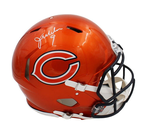 Jim McMahon Signed Chicago Bears Speed Authentic Flash NFL Helmet