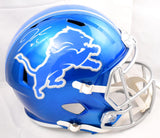 Jahmyr Gibbs Autographed Detroit Lions F/S Flash Speed Helmet- Fanatics *White