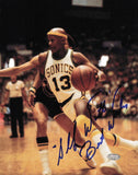 Donald Slick Watts Autographed 8x10 Photo Seattle Supersonics MCS Holo #87376