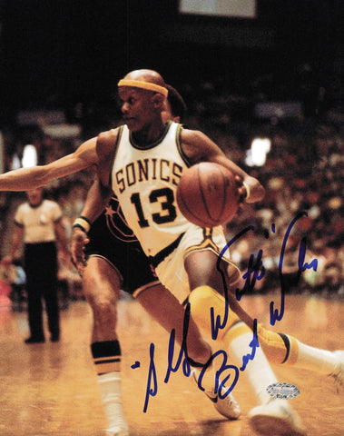 Donald Slick Watts Autographed 8x10 Photo Seattle Supersonics MCS Holo #87376