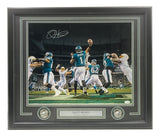 Jalen Hurts Signed Framed 16x20 Philadelphia Eagles vs Chargers Photo JSA ITP
