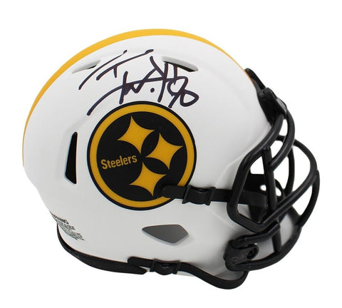 TJ Watt Signed Pittsburgh Steelers Speed Lunar NFL Mini Helmet