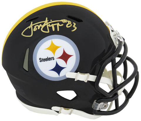 Louis Lipps Signed Steelers Riddell Speed Mini Helmet- (SCHWARTZ COA)