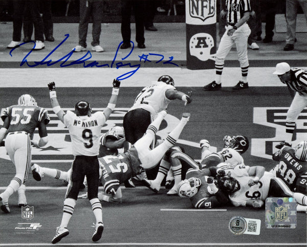 William Perry Autographed/Signed Chicago Bears 8x10 Photo Beckett 57718