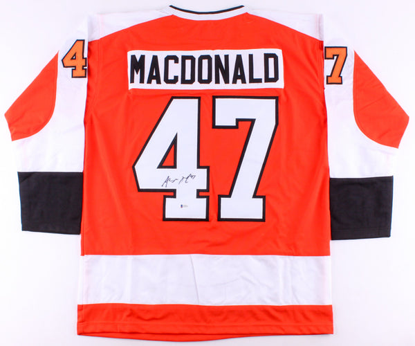 Andrew Macdonald Signed Philadelphia Flyers Jersey (Beckett COA) NHL 2008-2019