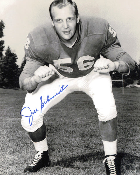 Joe Schmidt Autographed Signed 8x10 Photo Detroit Lions SKU #245898