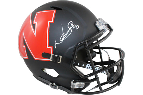 Ndamukong Suh Autographed Nebraska Cornhuskers F/S AMP Helmet Beckett WIT 52777