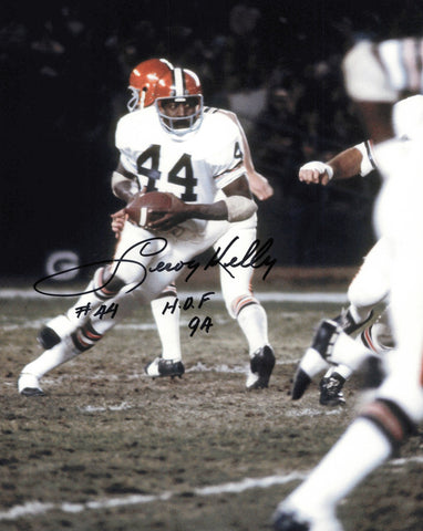 Leroy Kelly Autographed Signed 8x10 Photo Cleveland Browns "HOF 94" SKU #247494