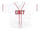 Elly De La Cruz Cincinnati Signed White Baseball Jersey BAS