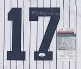 Mickey Rivers Signed New York Yankees Jersey (JSA COA) 2xWorld Series Champ O.F