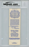 Tony Dorsett Autographed/Signed 12/6/1987 vs Flacons Ticket Beckett Slab 39177