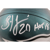 Brian Dawkins Autographed Philadelphia Eagles VSR4 Mini Helmet HOF Beckett 49108