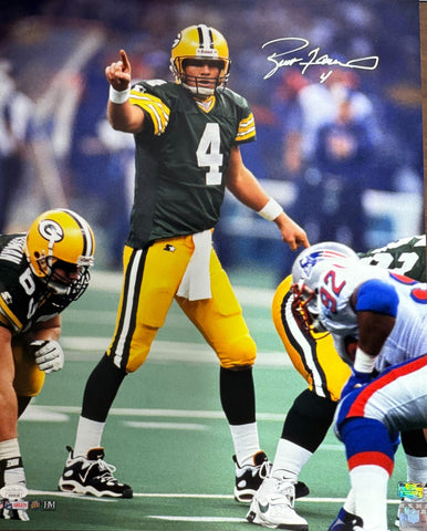 Packers NFL MVP & Hall of Famer BRETT FAVRE Signed 16x20 Photo #8 AUTO - JSA