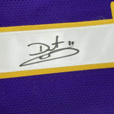 FRAMED Autographed/Signed DAUNTE CULPEPPER 33x42 Minnesota Purple Jersey JSA COA