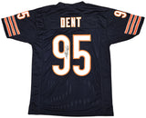BEARS RICHARD DENT AUTOGRAPHED NAVY BLUE JERSEY "HOF 11" BECKETT WITNESS 221054