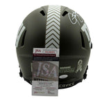 Lawrence Taylor Autographed Full Size Salute to Service Replica Helmet Beckett