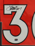 Terrell Davis Signed Denver Broncos Framed Orange NFL Jersey with "HOF 17" Insc