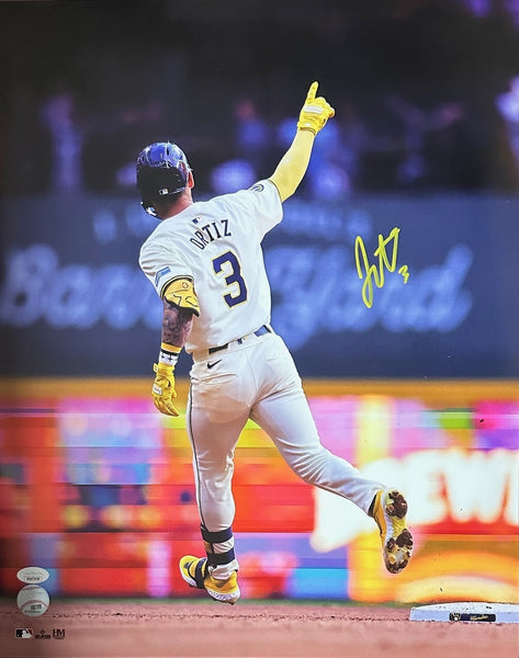 Brewers Infielder JOEY ORTIZ Signed 16x20 Photo #1 AUTO - JSA