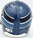 Steve Hutchinson Autographed Seahawks Blue Mini Helmet Beckett QR #BS30343