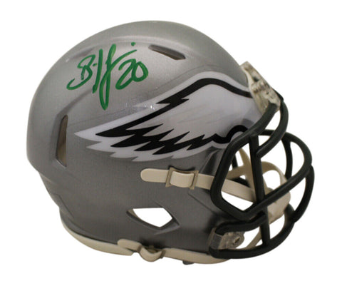 Brian Dawkins Autographed Philadelphia Eagles Flash Mini Helmet Beckett 38816