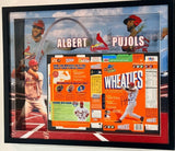 Albert Pujols Autographed Wheaties Box St Louis Cardinals Lighted Framed BAS COA