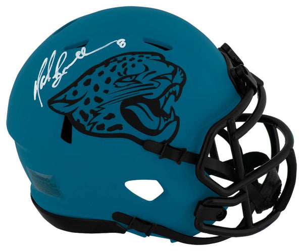 Mark Brunell Signed Jaguars White Alternate Riddell Speed Mini Helmet - (SS COA)