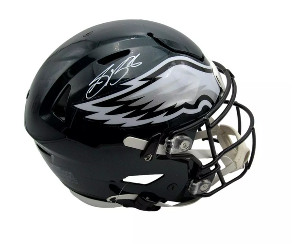 Saquon Barkley Signed Full Size Speed Flex Authentic Helmet Eagles Beckett 93589