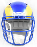 Jared Verse Autographed Los Angeles Rams F/S Speed Helmet - Beckett W Hologram
