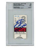 Emmitt Smith Autographed/Signed 9/30/90 "ROY" Slab Ticket Stub Beckett 40882